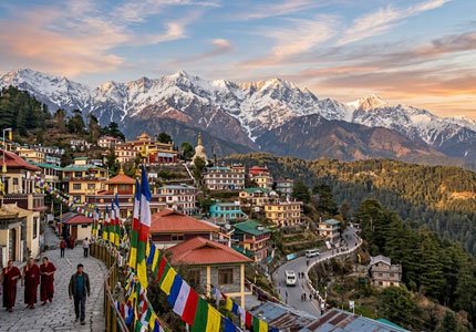 Chandigarh to Dharamshala via Shimla Hills & Manali Snow Points